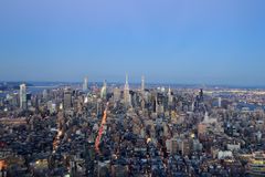 Blick auf New York vom One Wold Tower