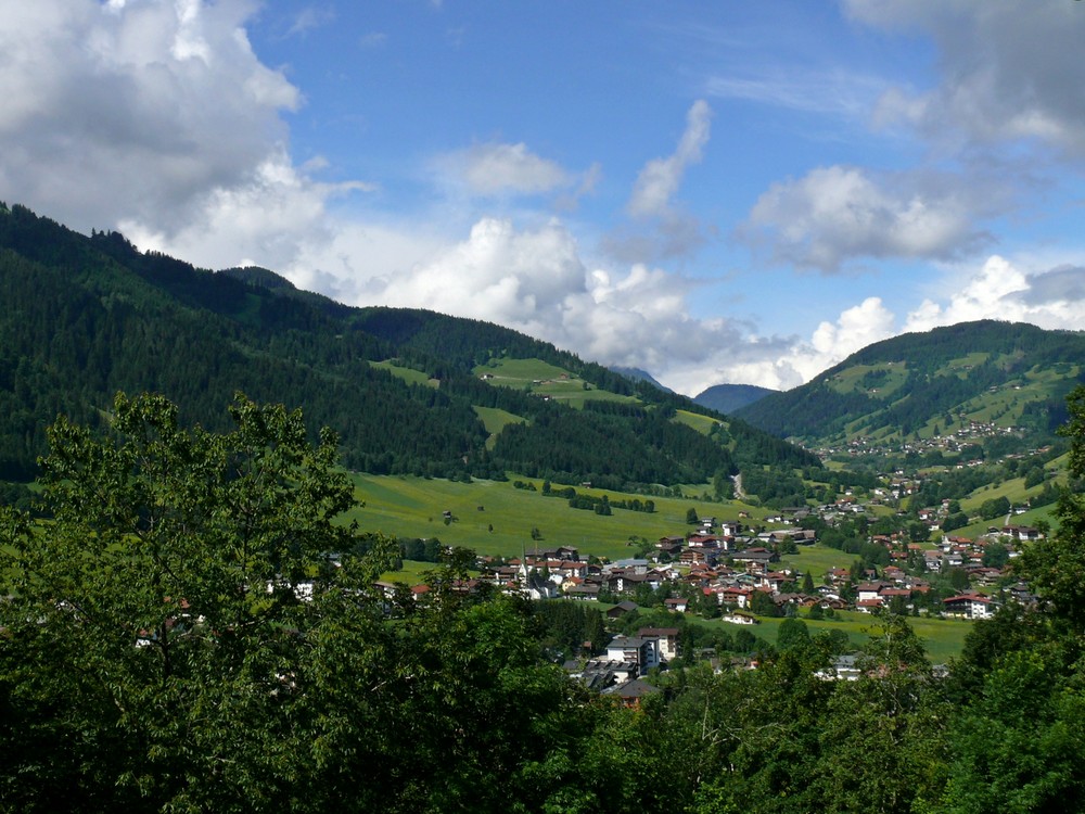 Blick auf Niederau-Wildschönau in Österreich/Tirol