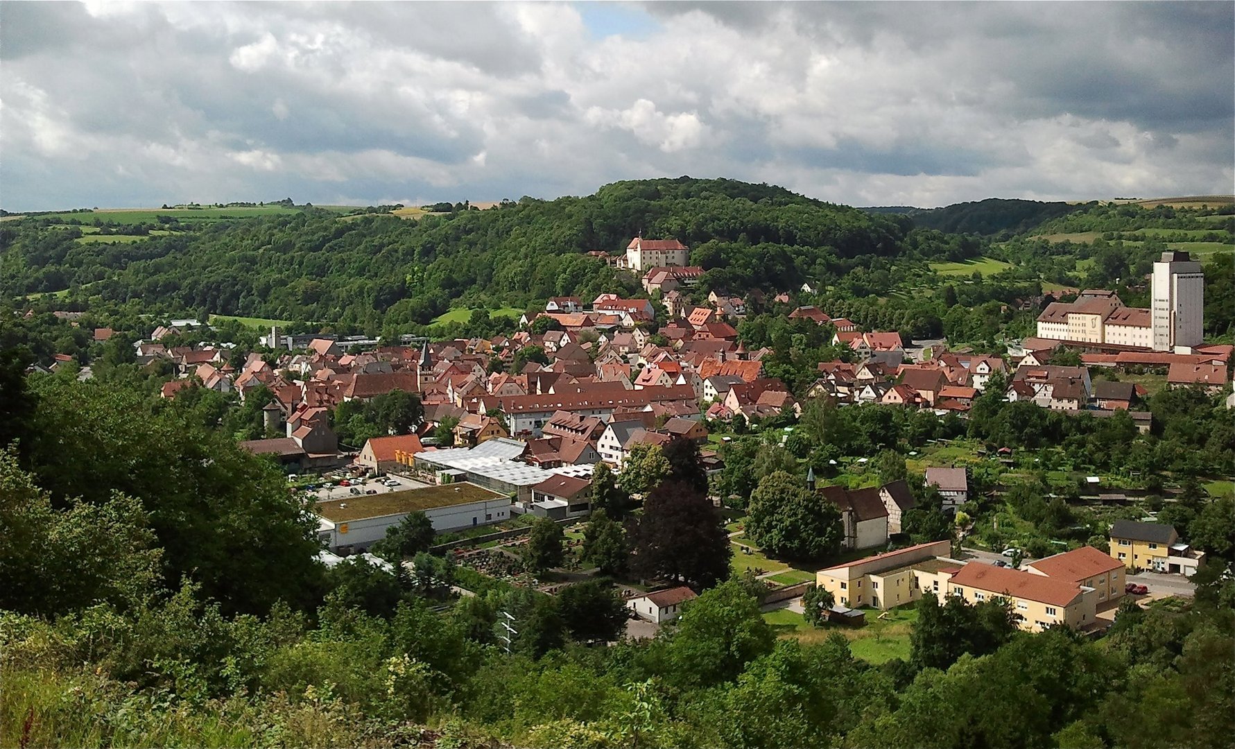 Blick auf Niederstetten