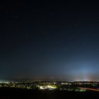 Blick auf Niestetal bei Nacht