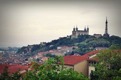 Blick auf Notre-Dame de Fourvière