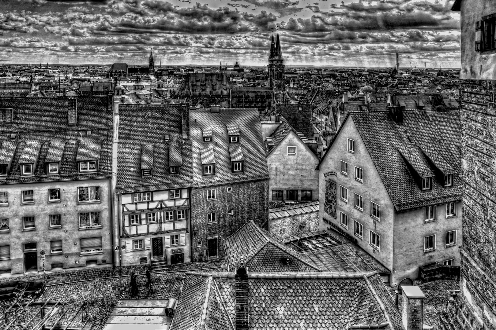 Blick auf Nürnberg