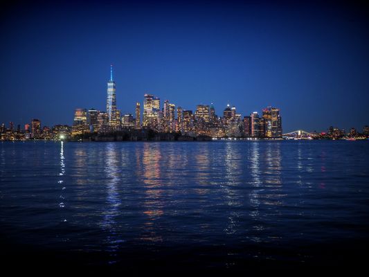 Blick auf NYC Downtown
