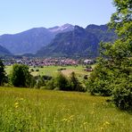 Blick auf Oberammergau von der "Romanshöhe"