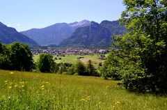 Blick auf Oberammergau von der "Romanshöhe"