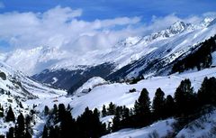 Blick auf Obergurgl im Ötztal