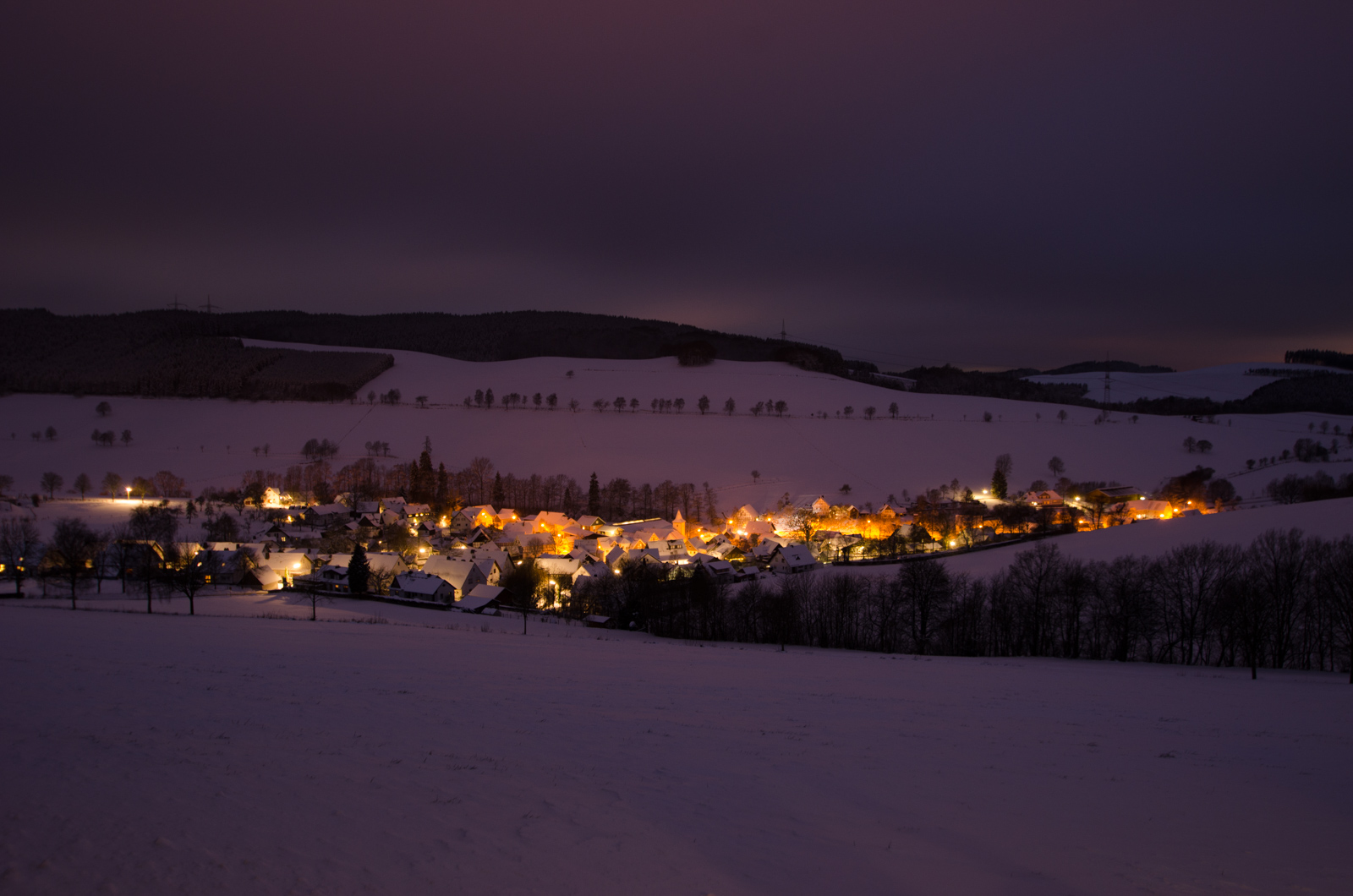 Blick auf Oberhenneborn (Schmallenberg)