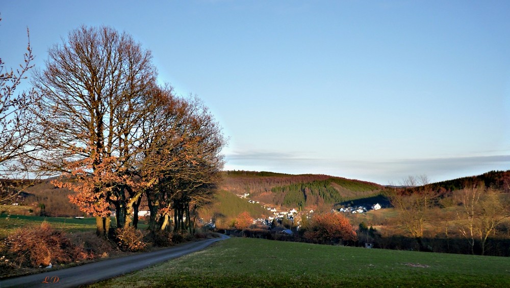 Blick auf Oberschelden