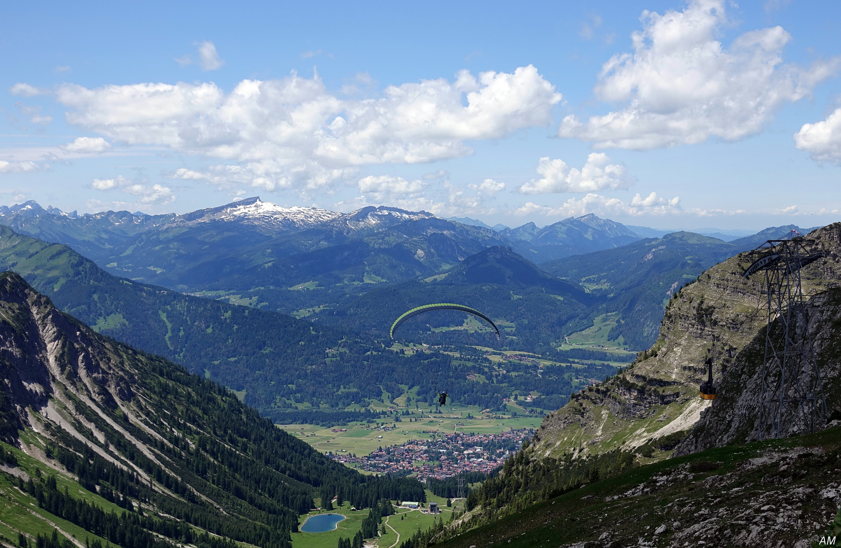 Blick auf Oberstdorf...