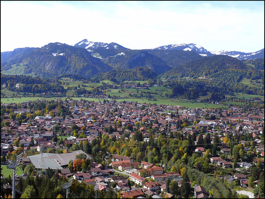 Blick auf Oberstdorf
