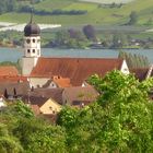 Blick auf Öhningen und das Kloster