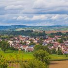 Blick auf Offenau am Neckar