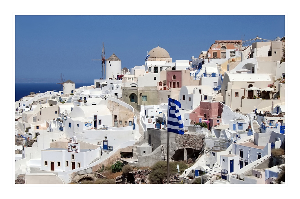 Blick auf Oia