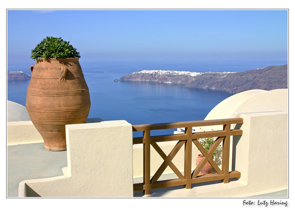 Blick auf Oia