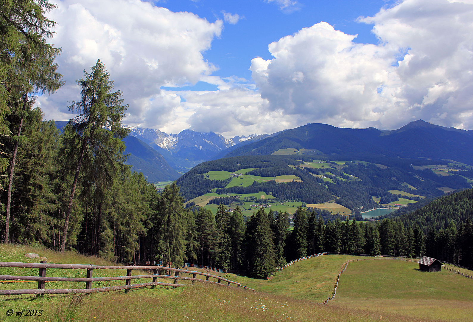 Blick auf Olanger Stausee