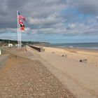 Blick auf Omaha Beach Frankreich