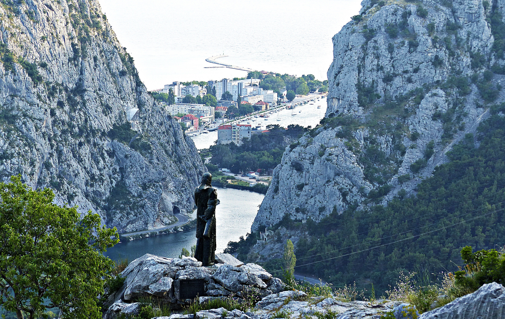 Blick auf Omis