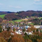 Blick auf Overath im Bergischen Land