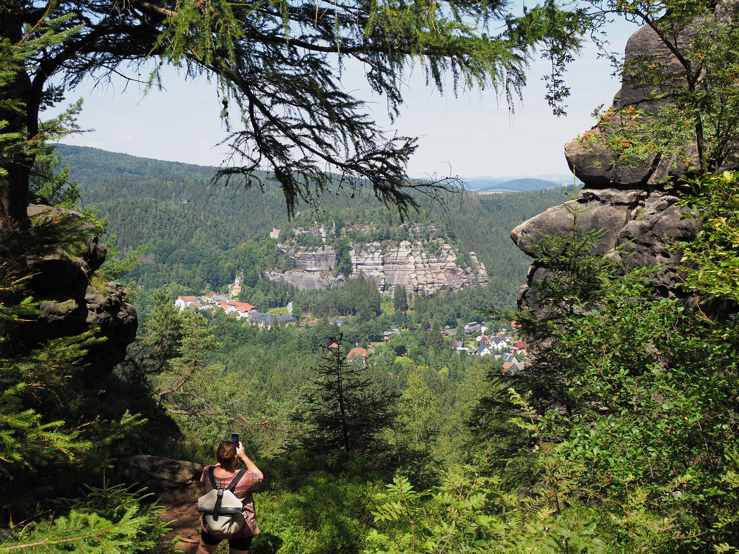 Blick auf Oybin