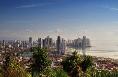 Blick auf Panama City