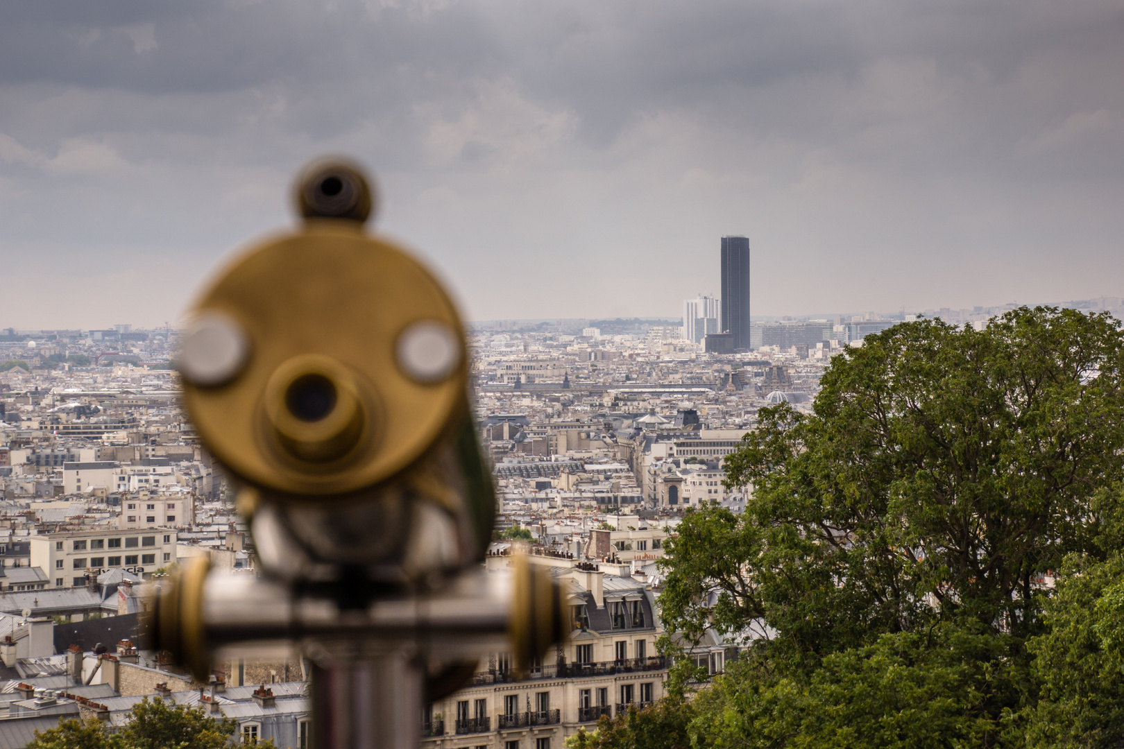 Blick auf Paris mit Montparnasse