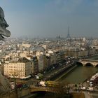 Blick auf Paris von Notre Dame aus