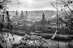 Blick auf Passau von der Angerseite