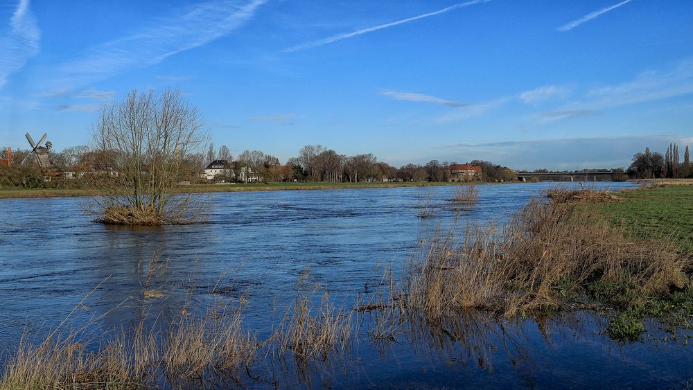 Blick auf Petershagen