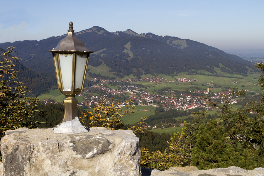 Blick auf Pfronten ...