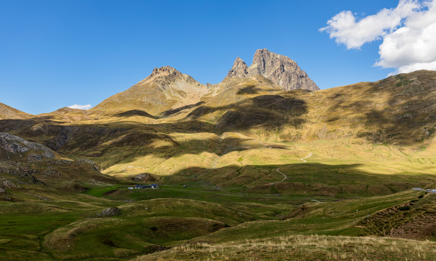 Blick auf Pic du Midi d`Ossau (2.884 m)   