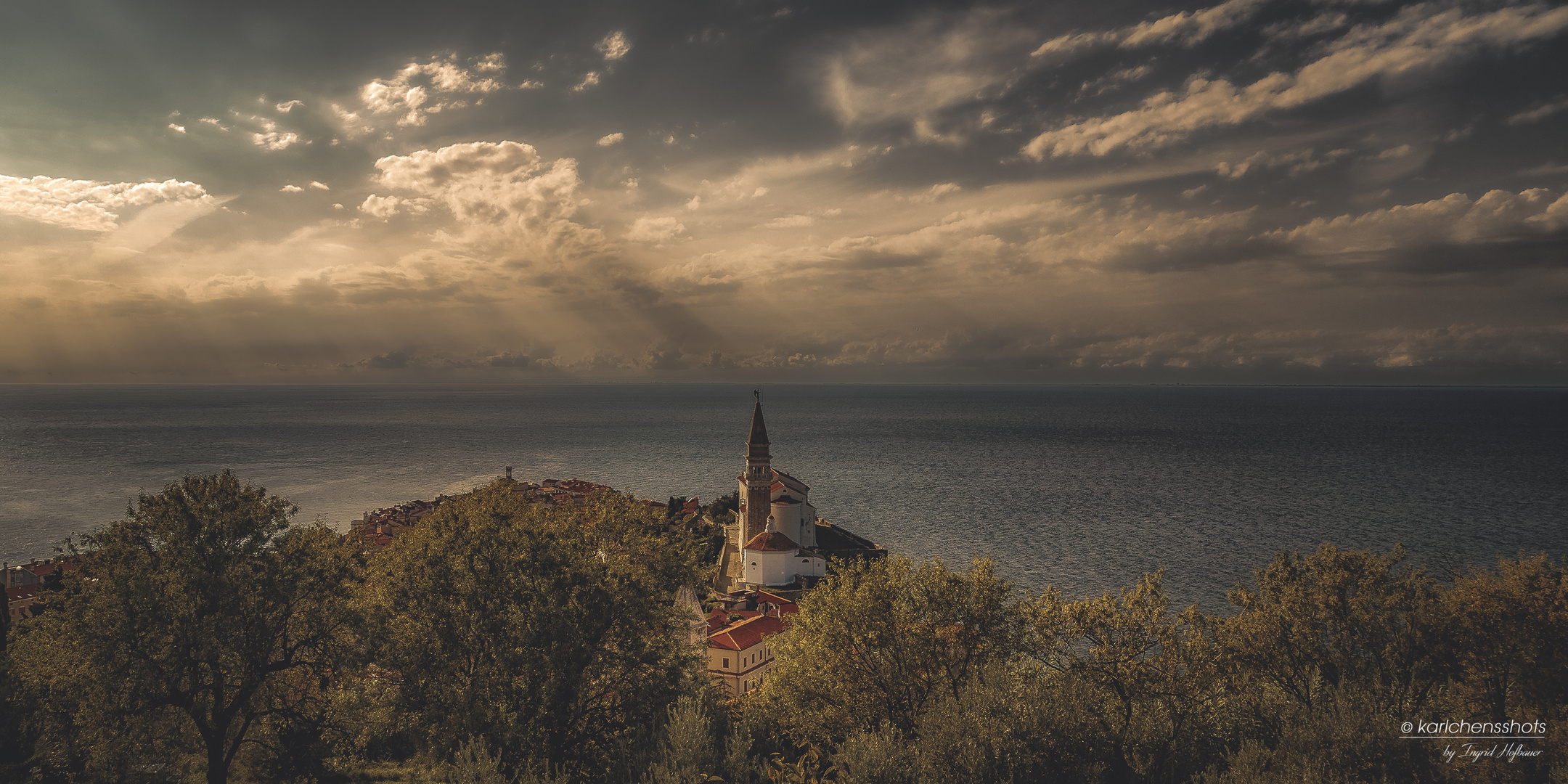 Blick auf Piran