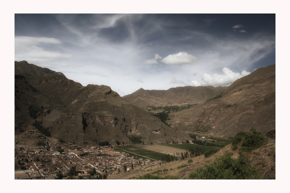 Blick auf Pisac