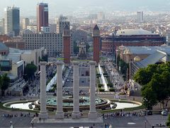 Blick auf Placa d´Espanya