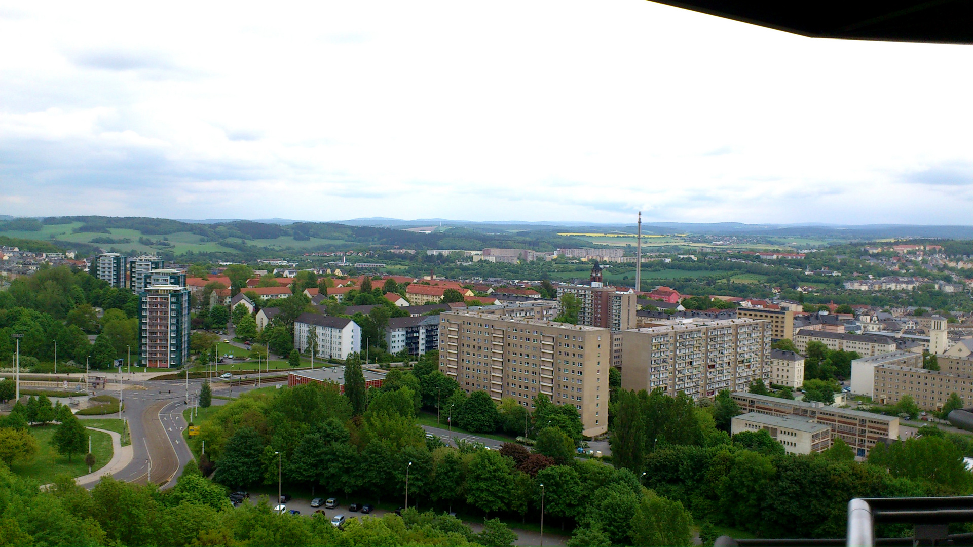 Blick auf Plauen/Vogtlans