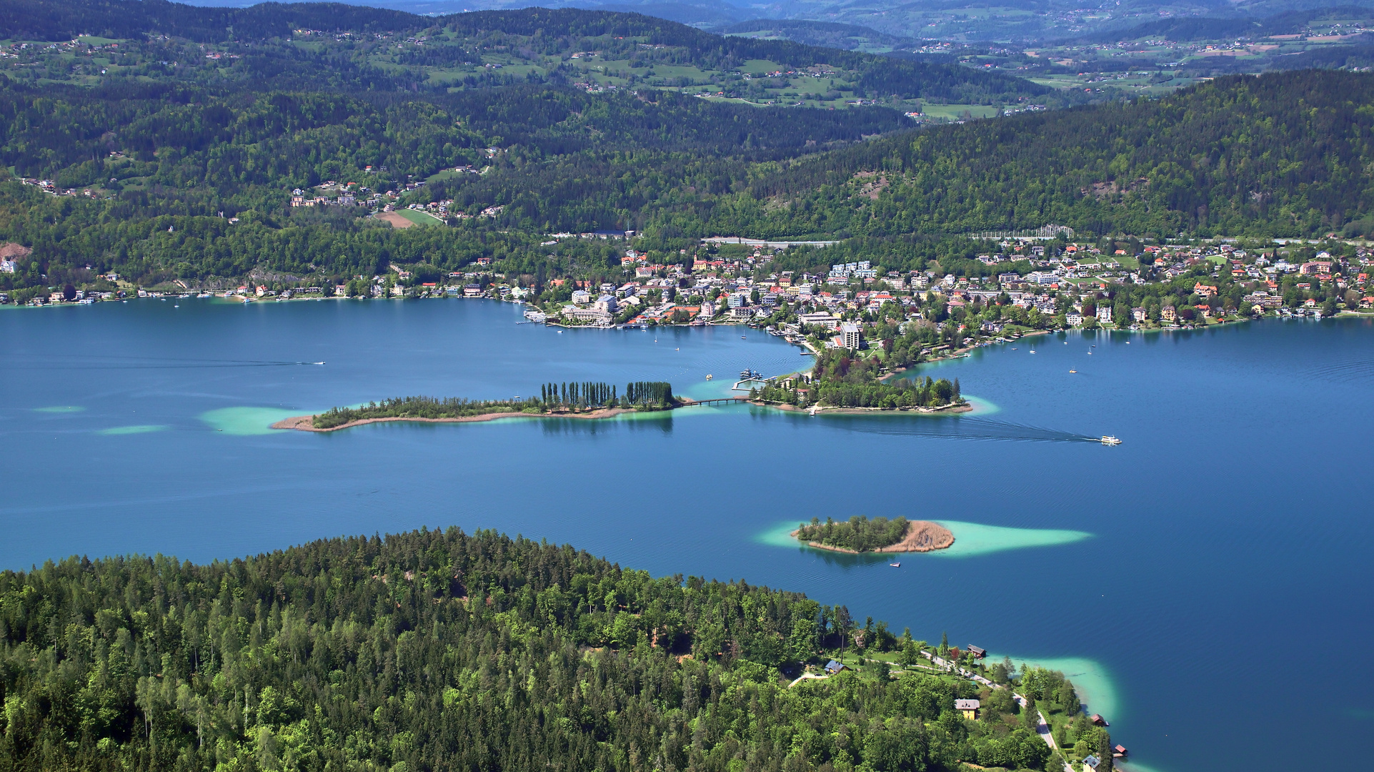 Blick auf Pörtschach