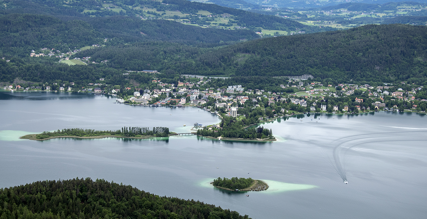 Blick auf Pörtschach....