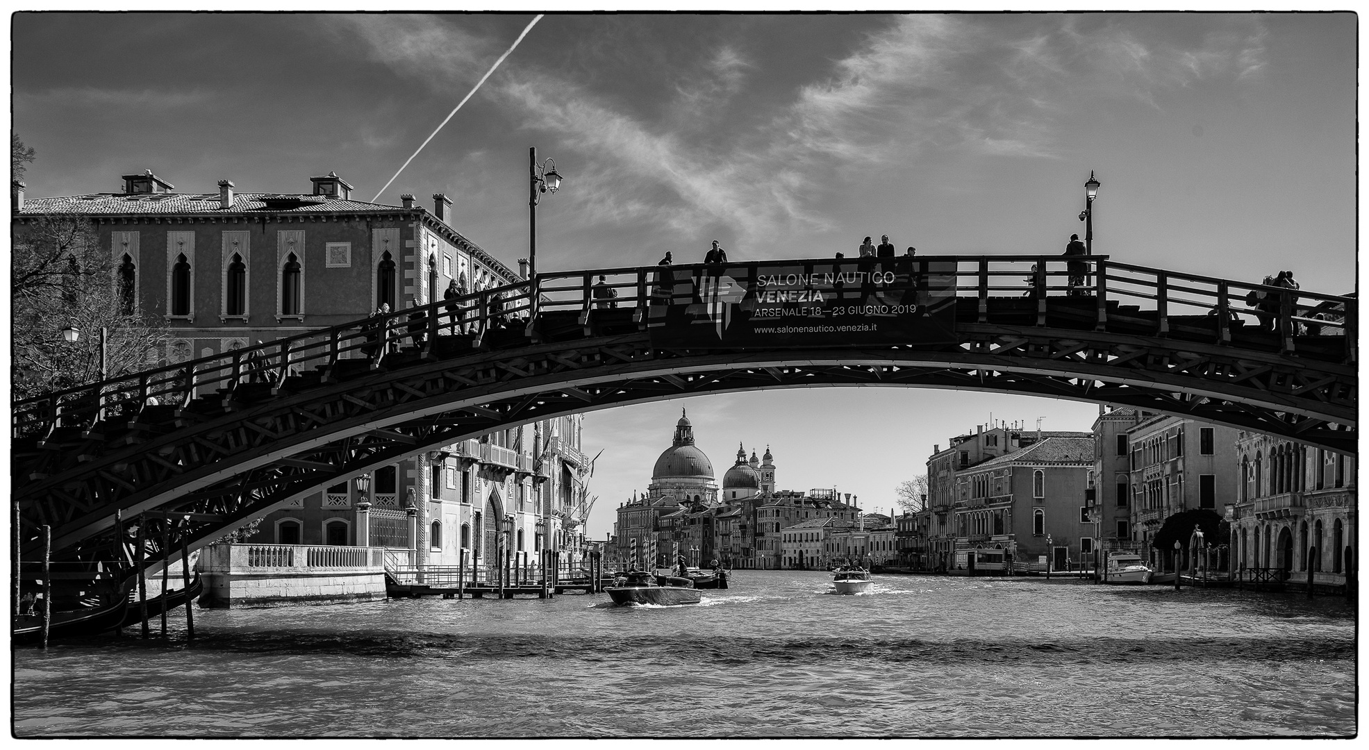 Blick auf Ponte dell’Accademia und Salute