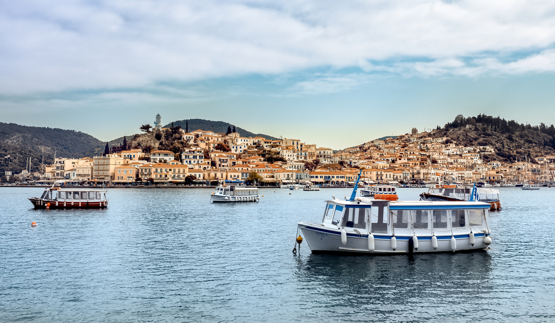 Blick auf Poros