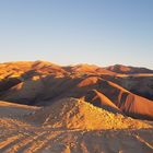 Blick auf Potrerillos bei tiefstehender Sonne