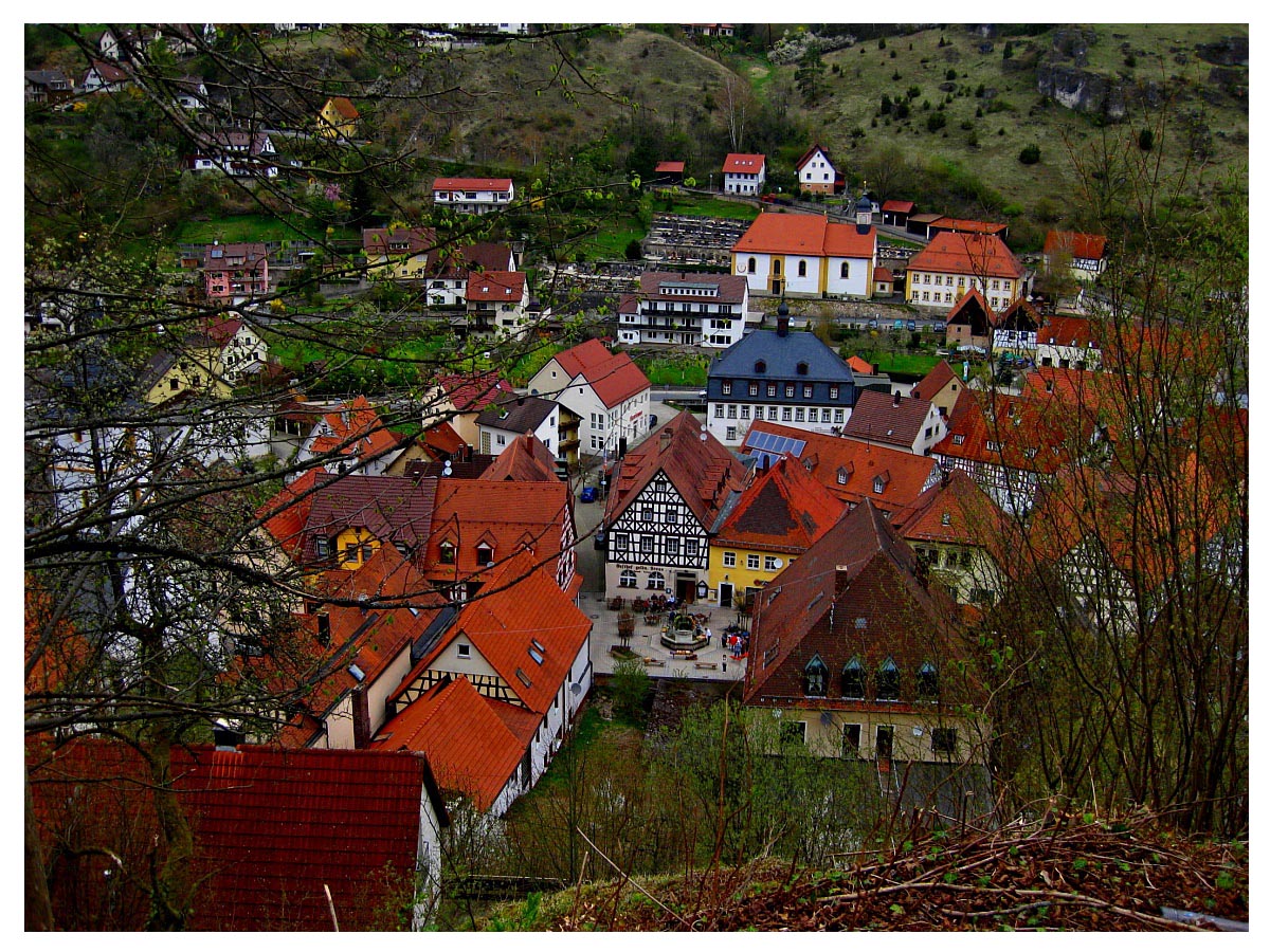 Blick auf Pottenstein