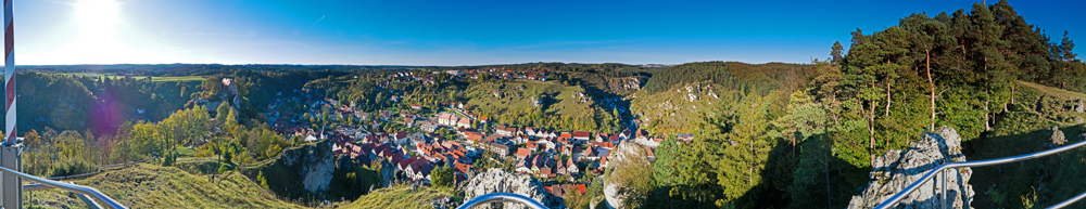 Blick auf Pottenstein