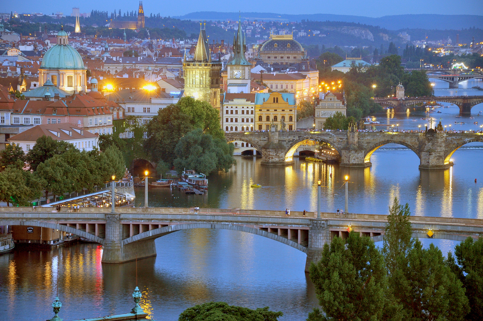 Blick auf Prag