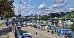 Blick auf Prag an der Moldau, Czech Republic