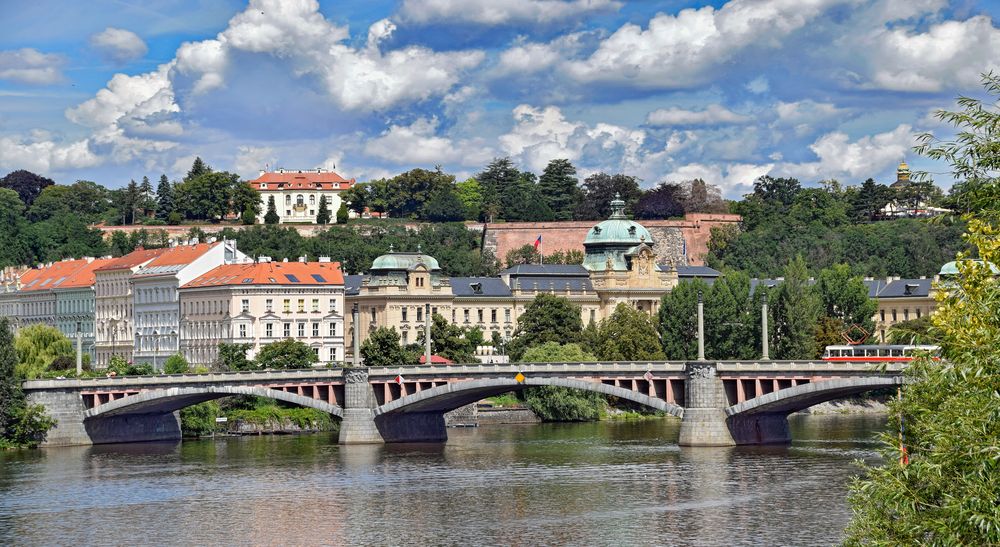Blick auf Prag an der Moldau, Czech Republic