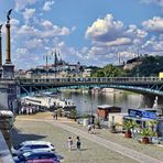 Blick auf Prag an der Moldau - Czech-Republic