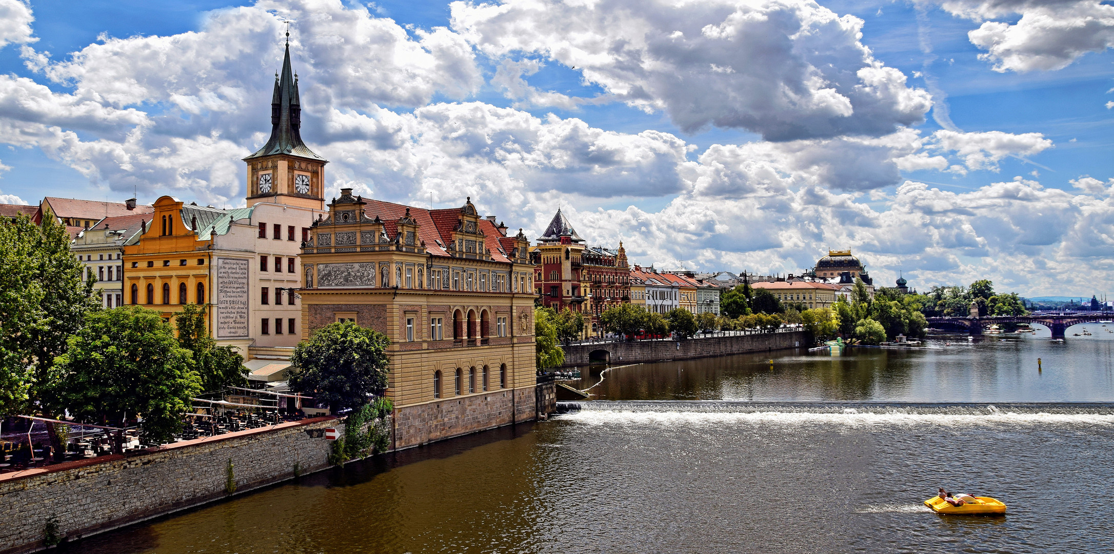  Blick auf Prag an der Moldau, Czech Republic