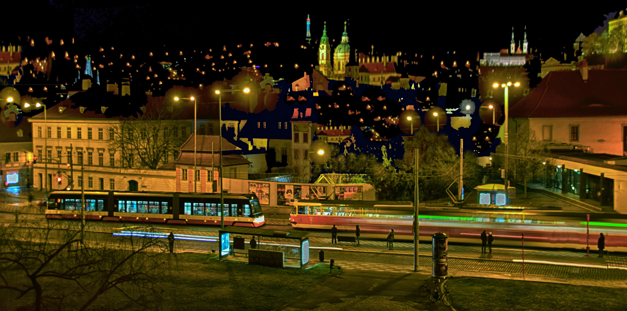 Blick auf Prag an der Moldau, Czech Republic