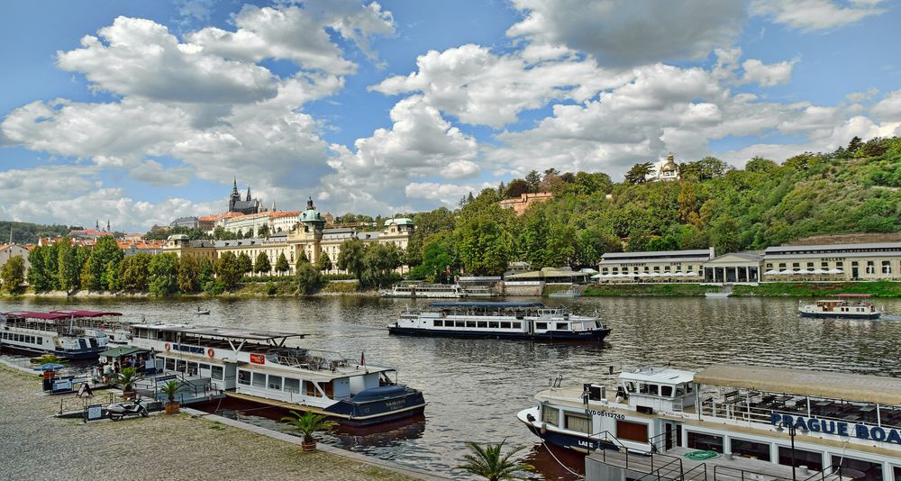 Blick auf Prag an der Moldau, Czech Republic