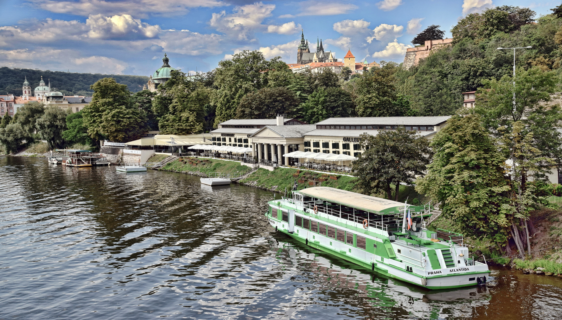 Blick auf Prag an der Moldau, Czech Republic