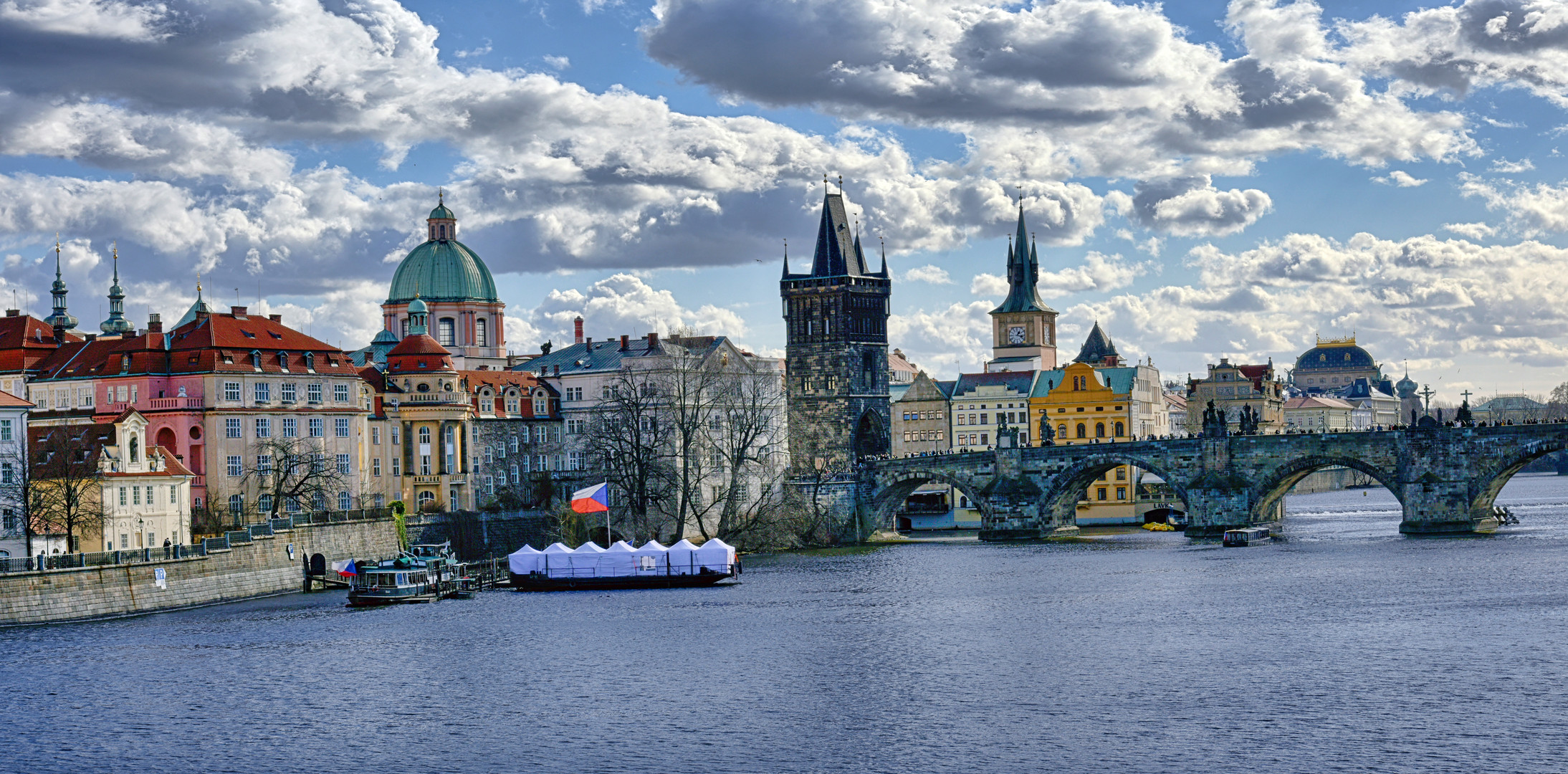 Blick auf Prag an der Moldau, Czech Republic